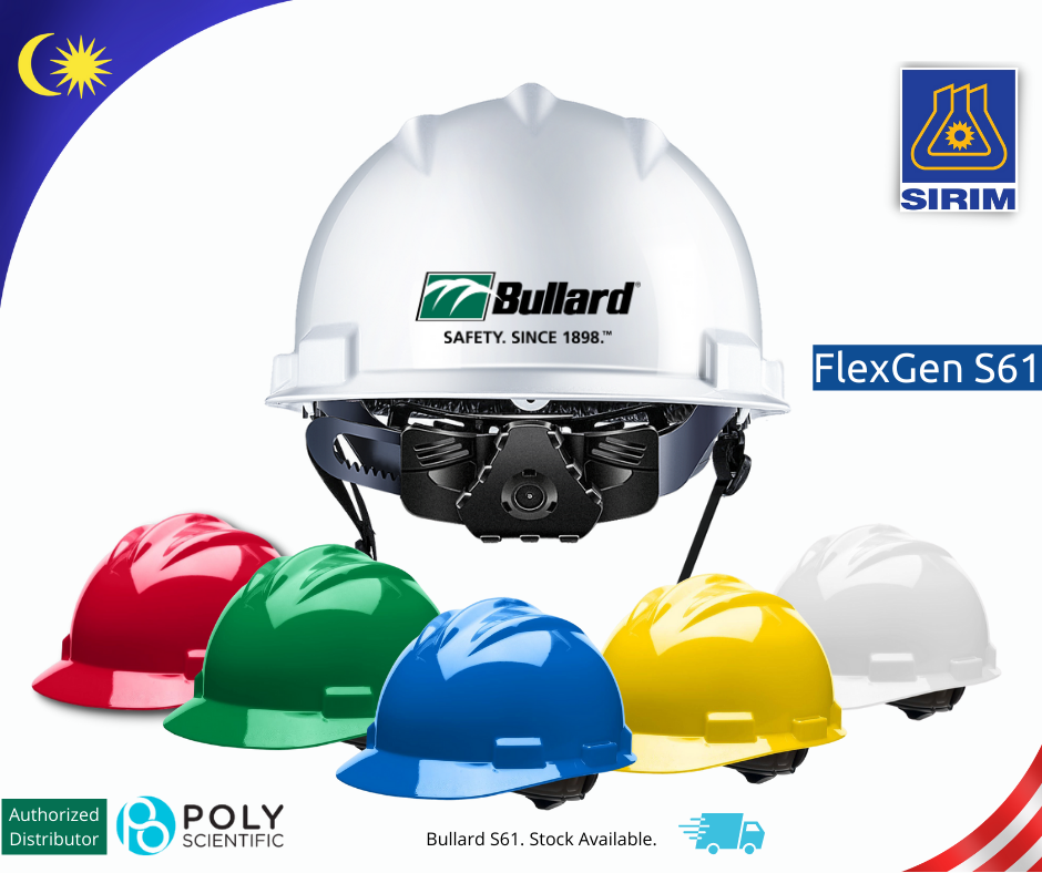 Bullard Set to Receive Malaysia’s SIRIM Certification for FlexGen S61 Hard Hat Model, Stock Available Now